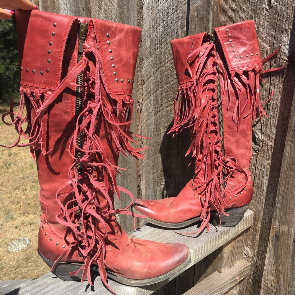Red Liberty Black size 6.5 - Picture 2 of 5